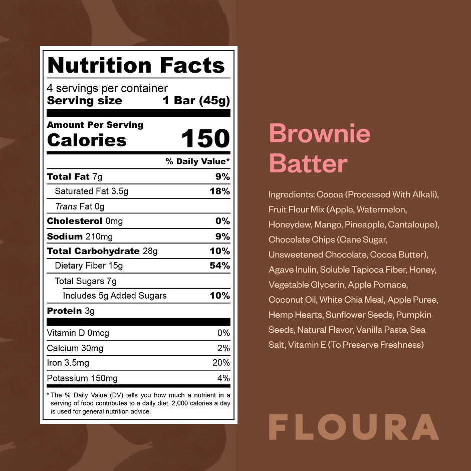 Floura Daily Fiber Bars